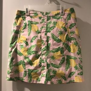 ✨2/$20 | Tommy Hilfiger pineapple/ palm leaf skort